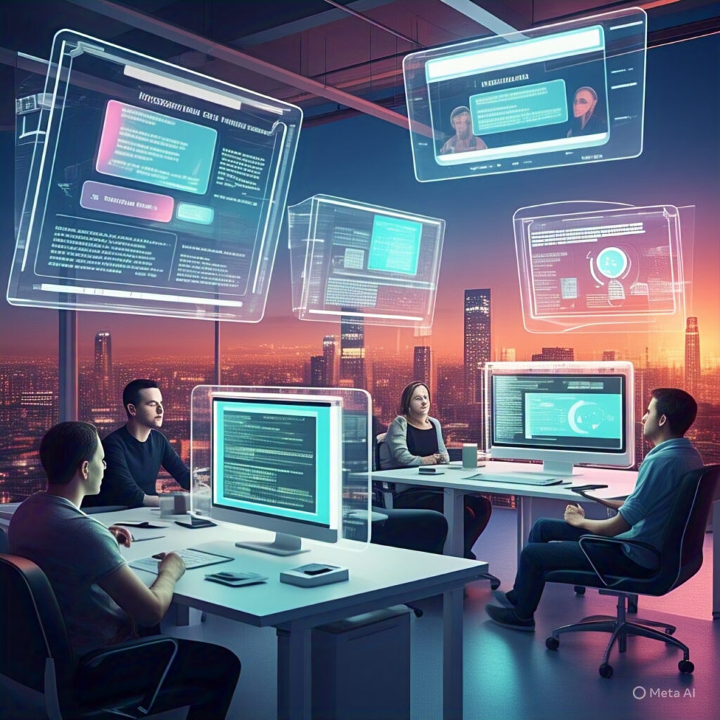 An abstract image of a digital padlock over encrypted data streams, representing secure messaging.