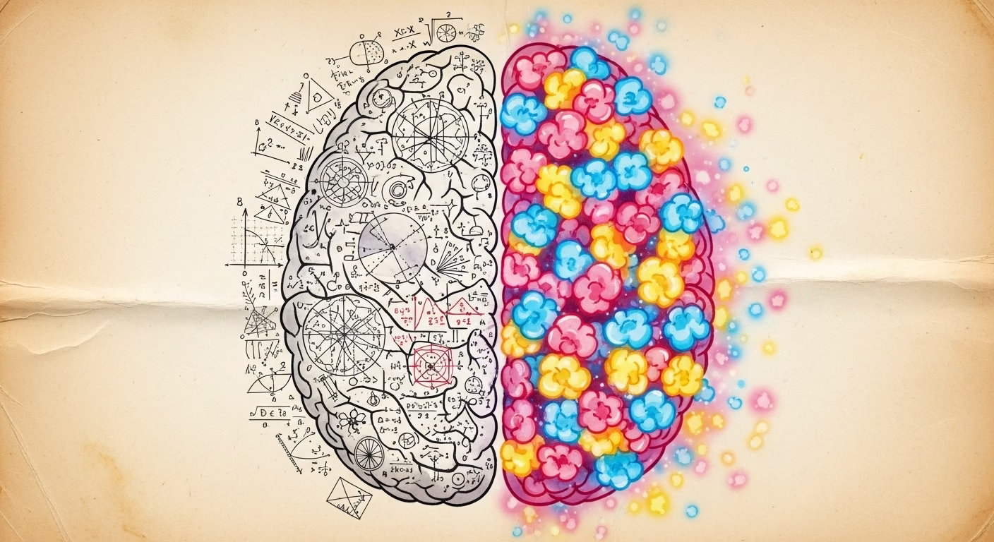 Psychology of guilty pleasure movies illustration