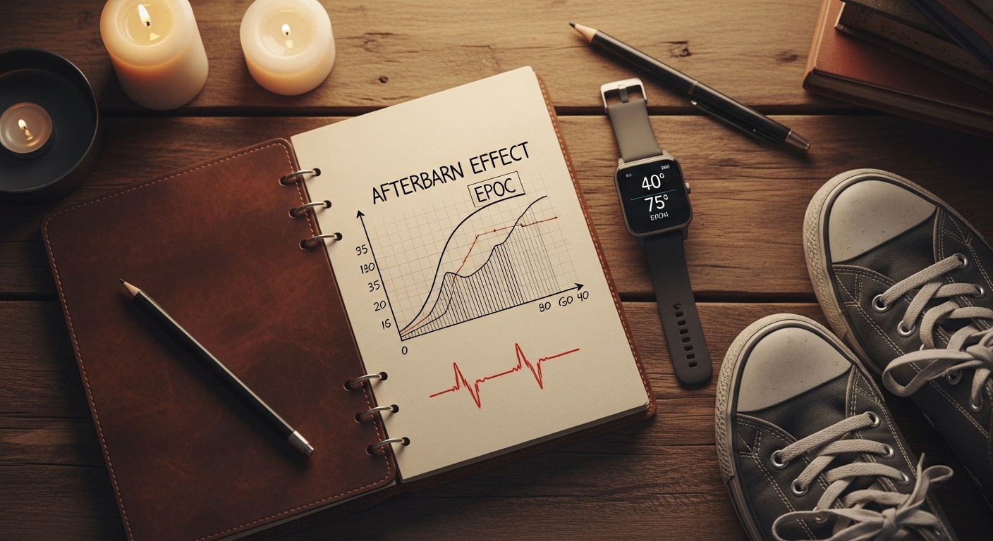 A focused person performing a high-intensity HIIT workout in a sun-drenched industrial loft, representing the intensity of a 15-minute routine.